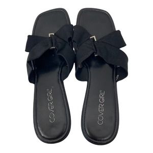 Covergirl VTG 90's platform Y2K slip on‎ sandals Sz 8